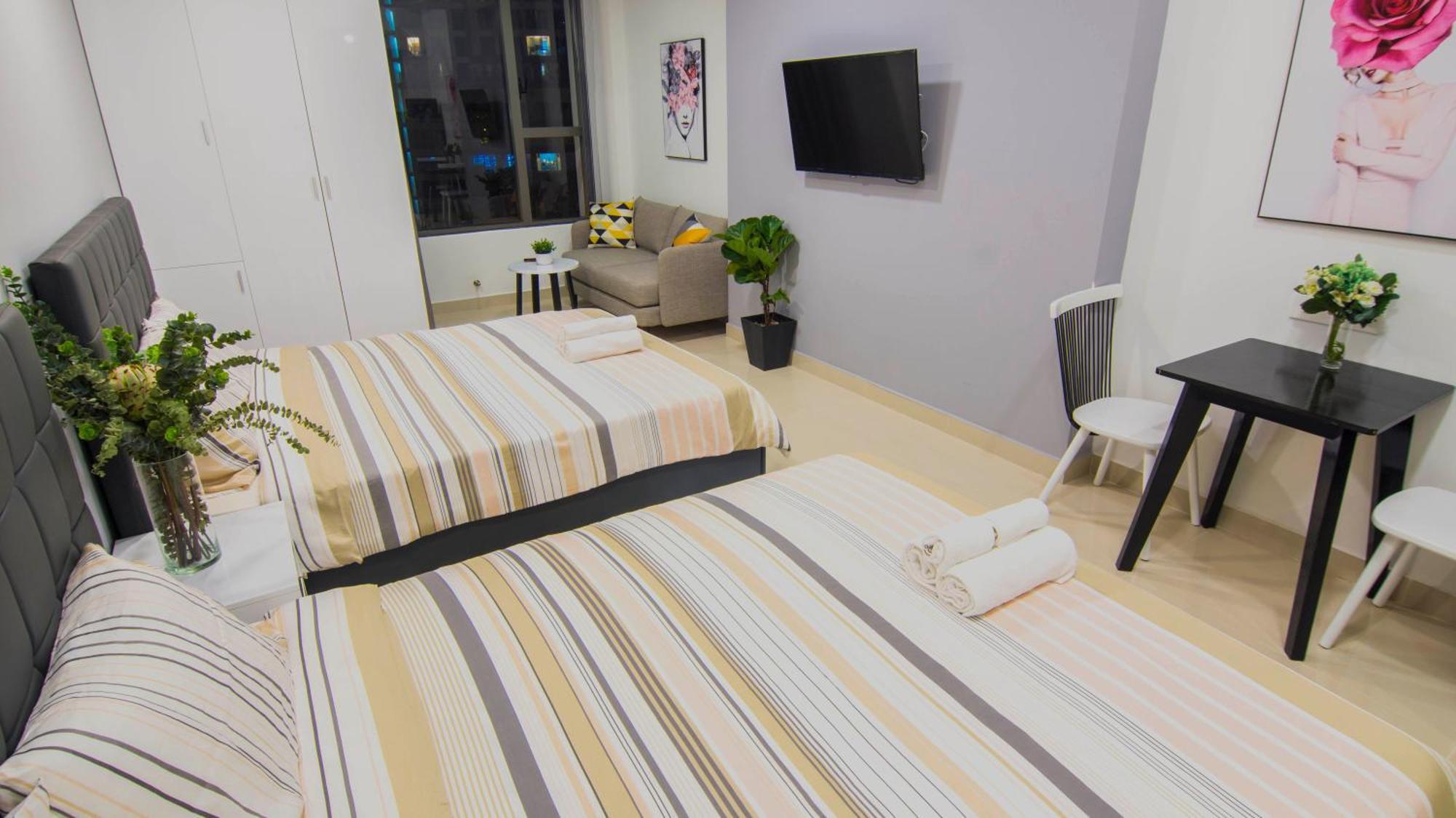 Min' Apartment - Rivergate Residence Downtown Bui Vien - Free Pool Ho Chi Minh City Bagian luar foto
