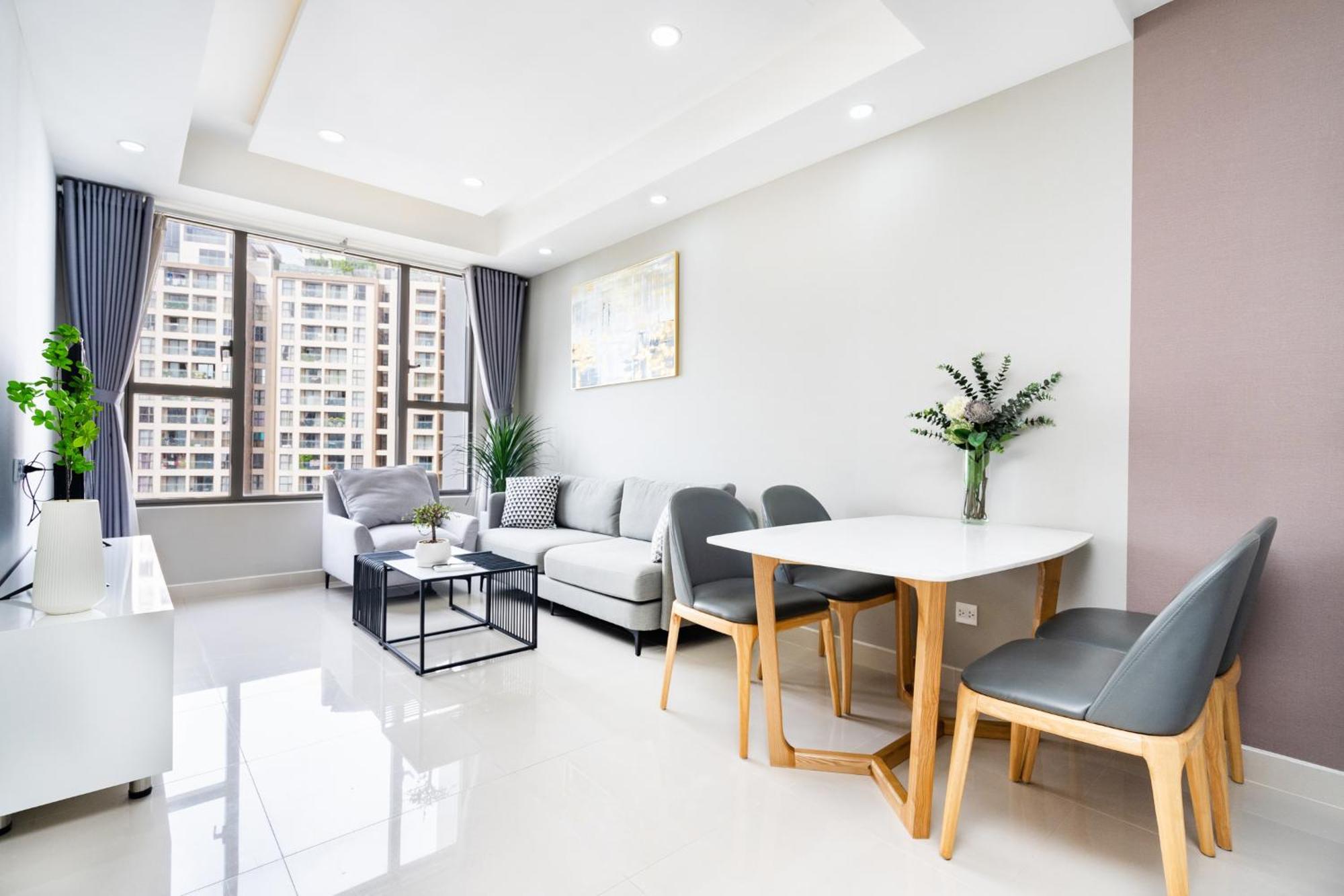 Min' Apartment - Rivergate Residence Downtown Bui Vien - Free Pool Ho Chi Minh City Bagian luar foto