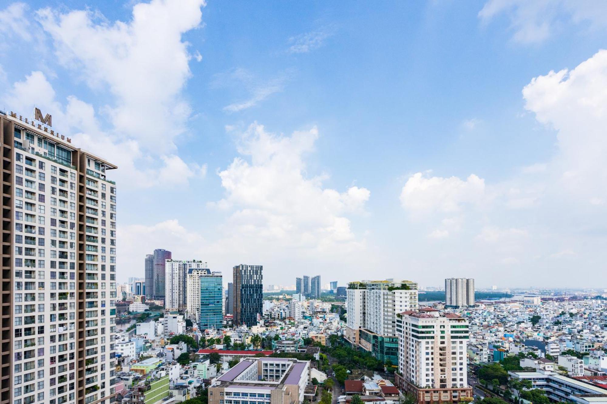 Min' Apartment - Rivergate Residence Downtown Bui Vien - Free Pool Ho Chi Minh City Bagian luar foto