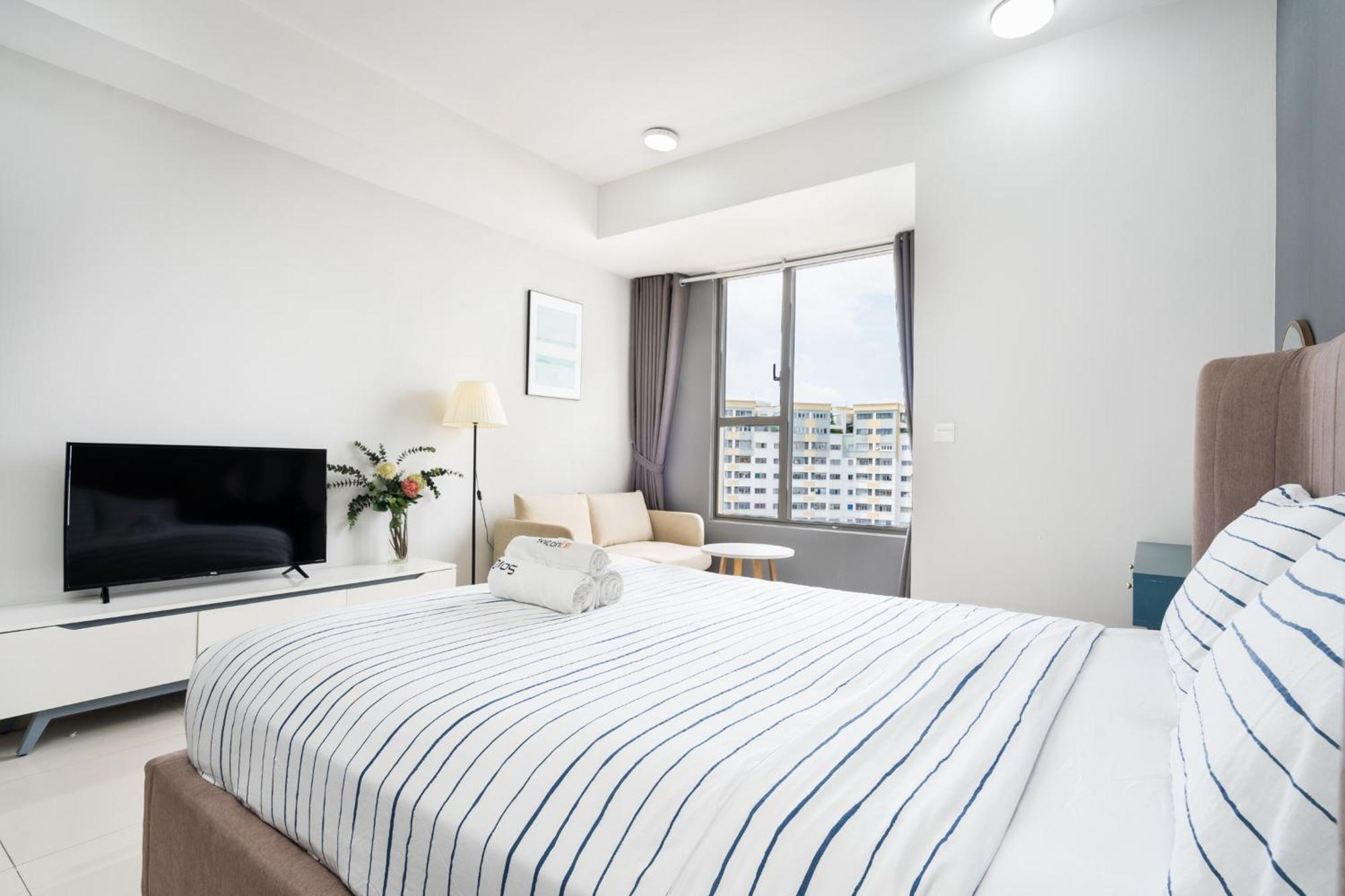 Min' Apartment - Rivergate Residence Downtown Bui Vien - Free Pool Ho Chi Minh City Bagian luar foto