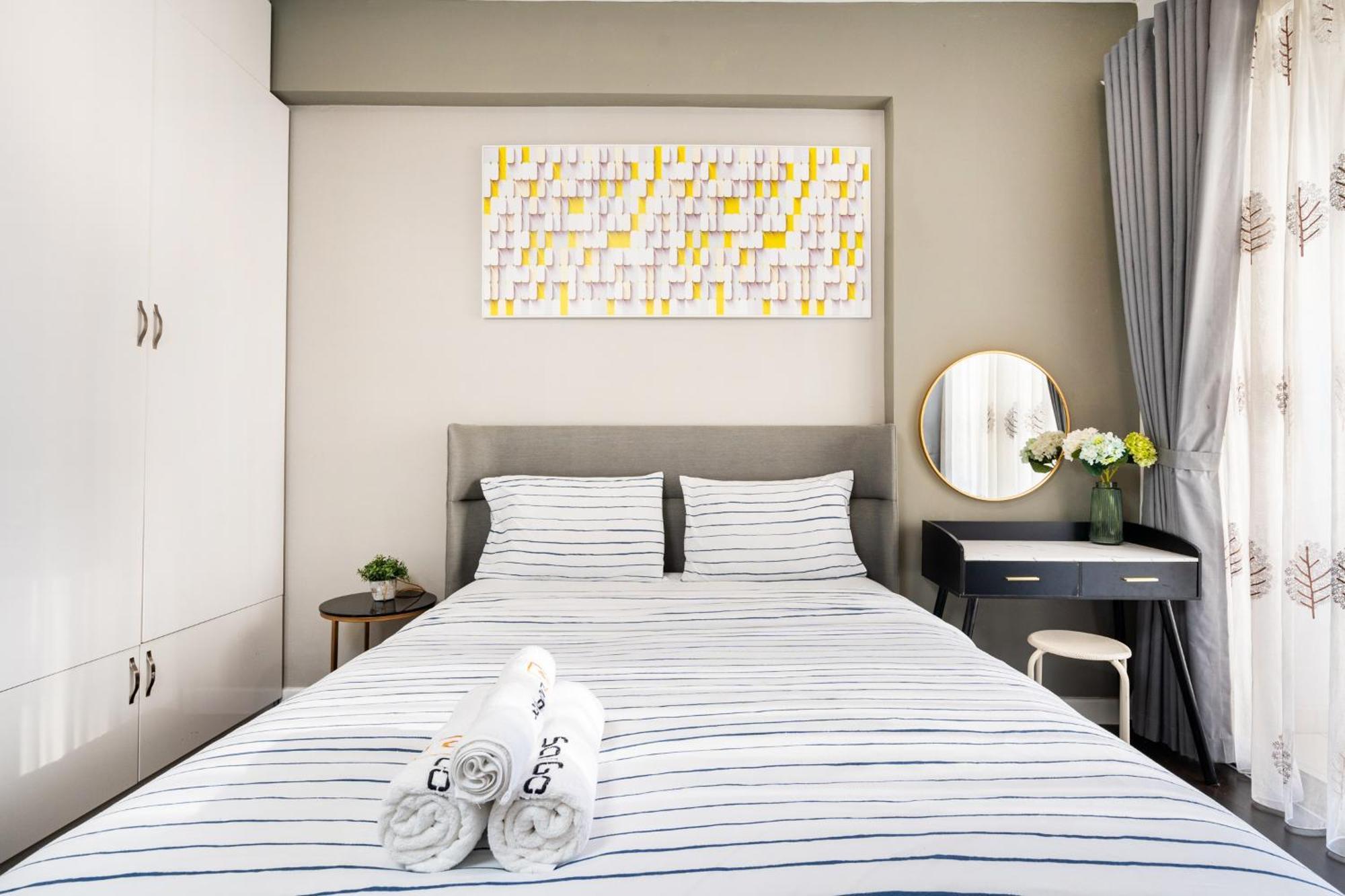 Min' Apartment - Rivergate Residence Downtown Bui Vien - Free Pool Ho Chi Minh City Bagian luar foto