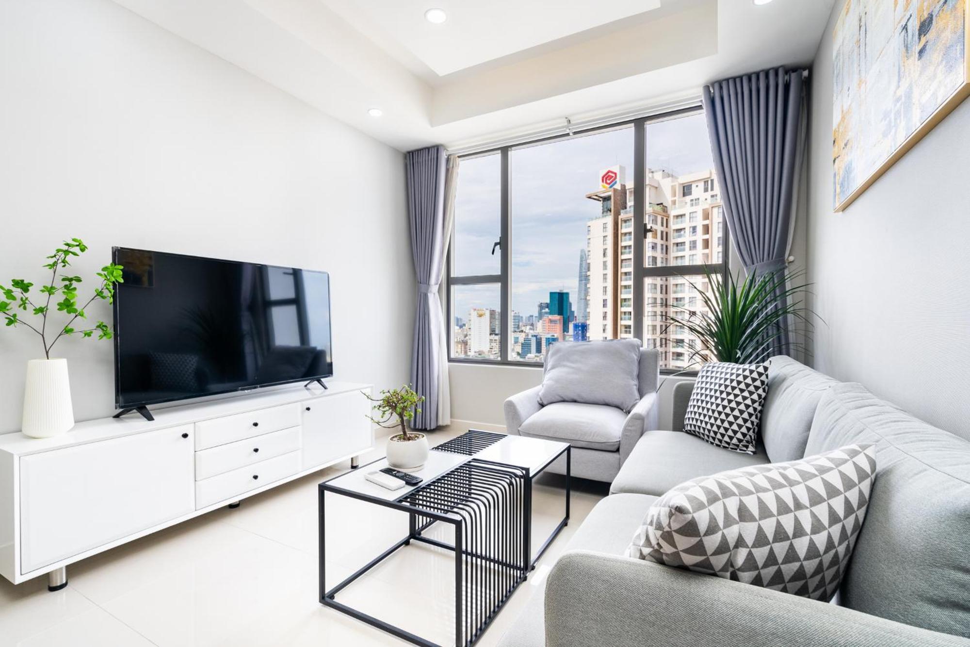 Min' Apartment - Rivergate Residence Downtown Bui Vien - Free Pool Ho Chi Minh City Bagian luar foto